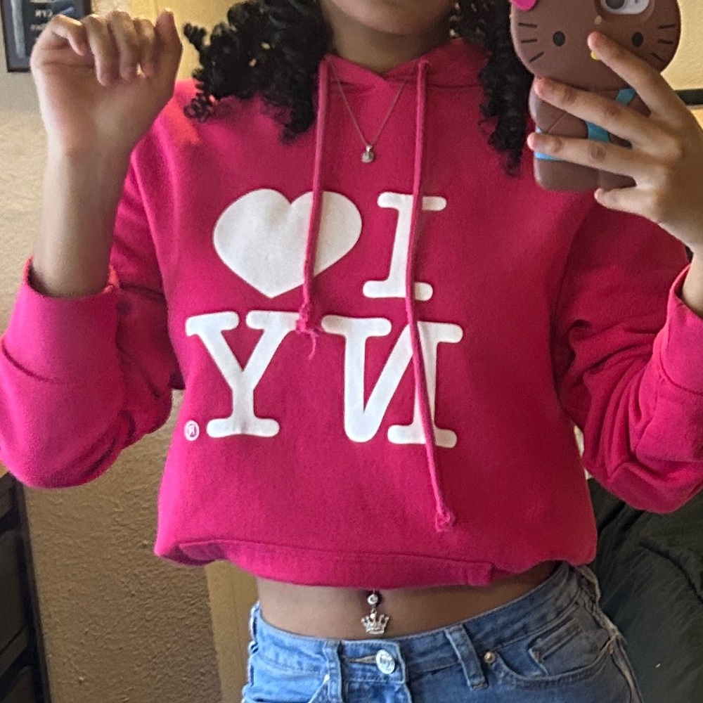 Pink “I Love NY” Hoodie